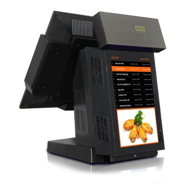 15 inch POS machine with Linux and Winsystems 5 wire resistive touch screen 2G DDR3 32G SSD