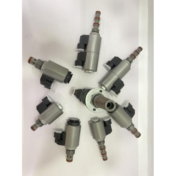 Plug In 5 Port 3 Way Solenoid Valve Hydraulic 12V / 24V With Double Connector