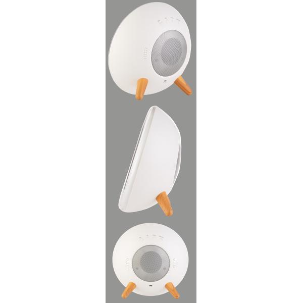 100Hz - 15KHz Bluetooth Speaker Alarm Clock With Wake Up Night DC 5V Charging