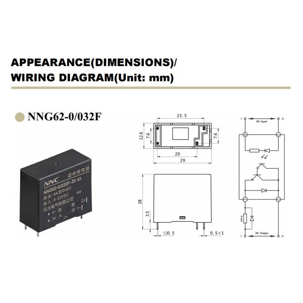 NNC NNG6 series Solid State Relay Superior Performance for Industrial Applications