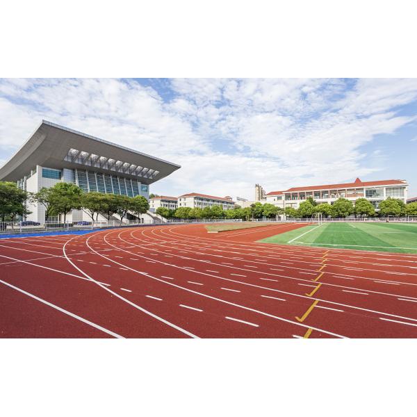 Recyclable Permeable Synthetic Rubber Running Track Durable 13MM