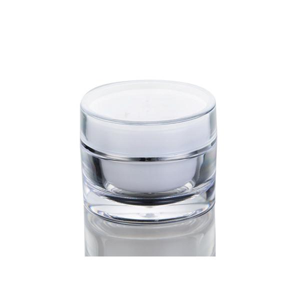 15g 30g 50g Round Acrylic Face Cream Jars Skincare Product Packaging