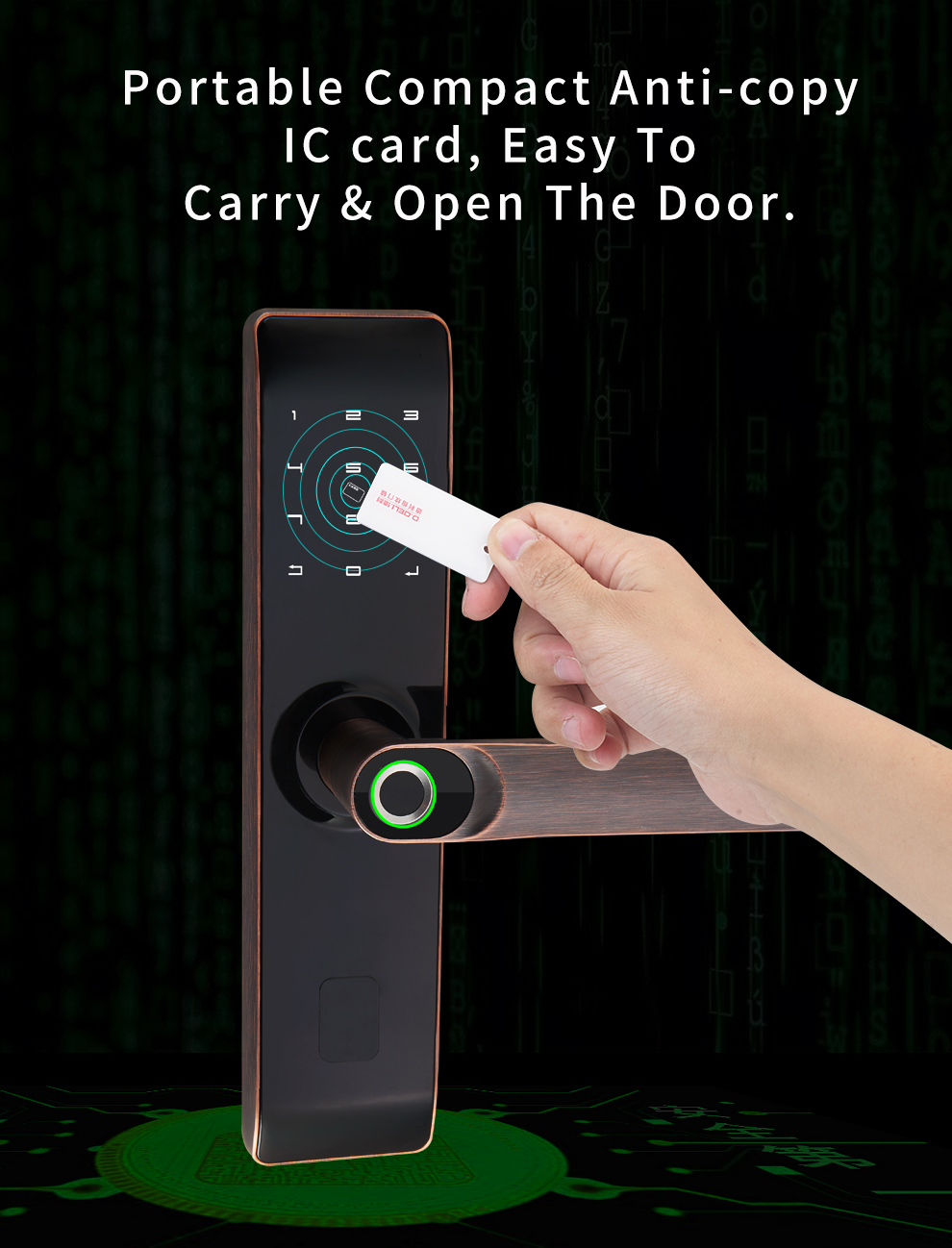 Micro USB Intelligent Door Lock IML Tuya Fingerprint Lock