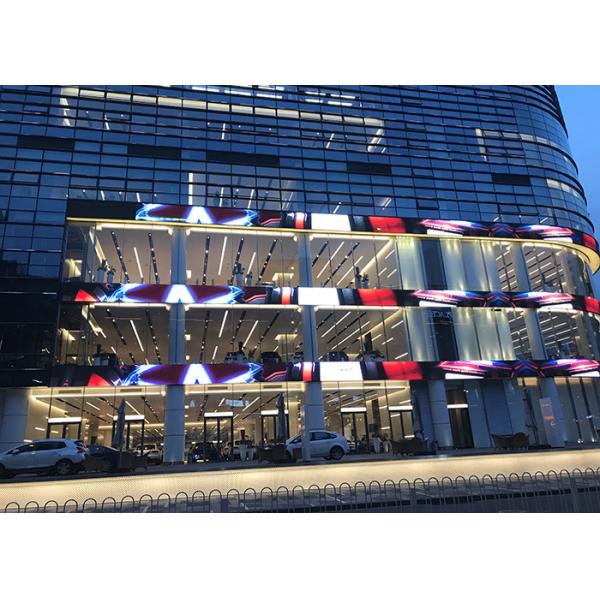 P6 Outdoor Full Color Led Screen 27777 dots/㎡ With High Refresh Rate