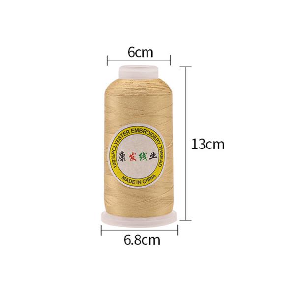 Waterproof 120D/2 Embroidery Thread Sewing String 5000 Yards Kangfa Filament Supply