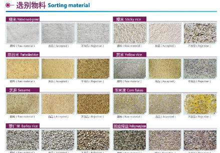 Rice Mill CCD Color Sorter Machine SGS Mini 1.0 T/H 2