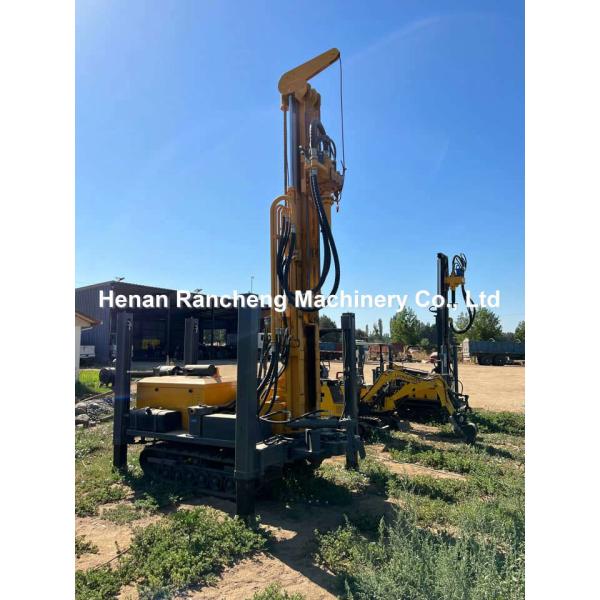 58KW Diesel Hydraulic Drilling Machine For 200m Water Wells With 5T Lift