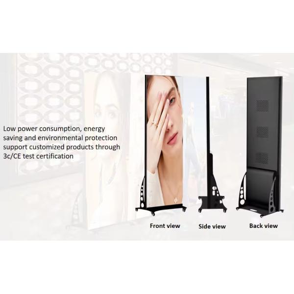 Wifi Control Poster Led Display Indoor Floor Standing HD P2.5 Full Color LED Display Screen Poster