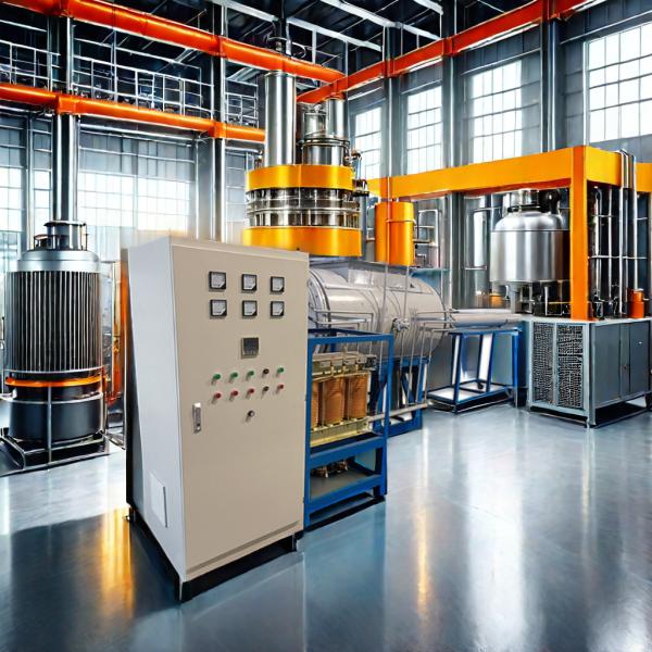 Far Infrared Temperature Measurement Vacuum Sintering Furnace With Carbon Tube Stainless Steel Body