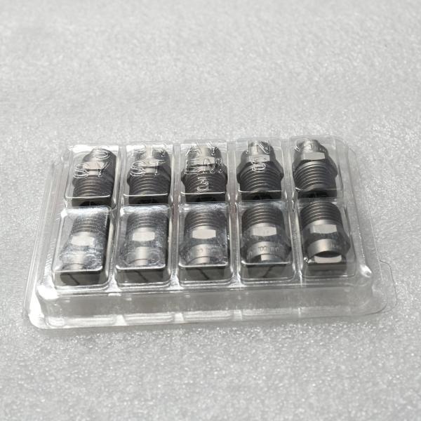 316 Stainless Steel High-Pressure Nozzle – 65° Fan Spray for Zoomlion Road Sweeper, Ideal for Road Cleaning & Stain Removal