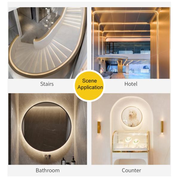 Flexible 5050 SMD LED Strips Lights DC24V 12V For Display Stores OEM