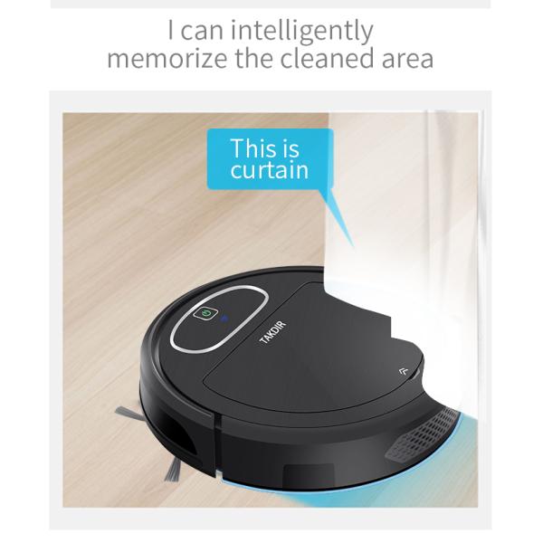 High Efficient Floor Robot Wet And Dry Vacuum Cleaner With Wifi APP Control
