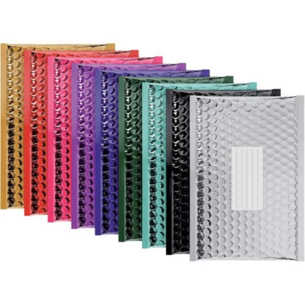 Waterproof Padded Biodegradable Mailing Bags metalized Mailers Bubble Padded Envelope Mailing Bags For Present Shipping