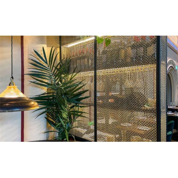 Stainless Steel Brass Mesh Cabinet Inserts Wire Grille For Cabinetry