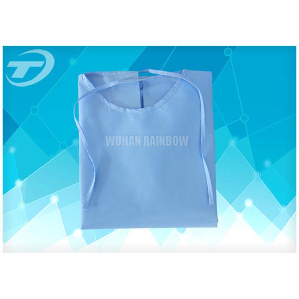 PE coated SBPP fabric Disposable Isolation Gowns with different color