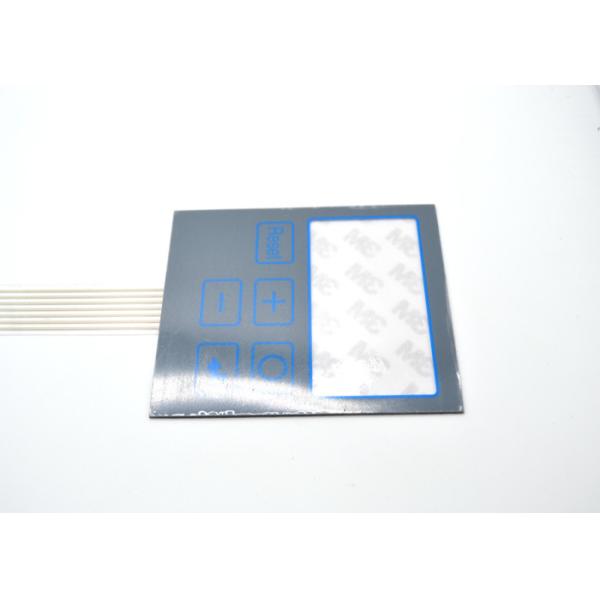 Flat Surface Non Tactile Membrane Switch , Medical Equipment Membrane Keyboard