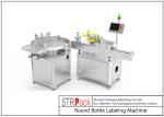 Self Adhesive Round Square Bottle Sticker Labeling Machines With Flexible