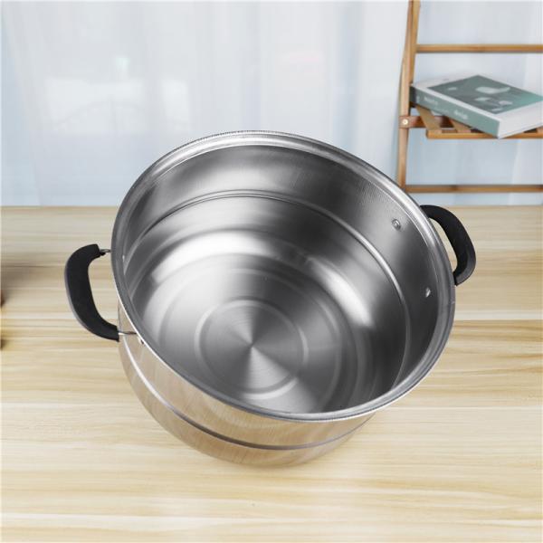 All - Season Household Stackable Steamer Pot Two Layers With Handle