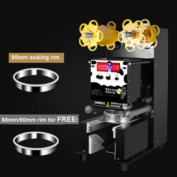 450w Industrial Packing Machines 110v Automatic Cup Sealing Machine