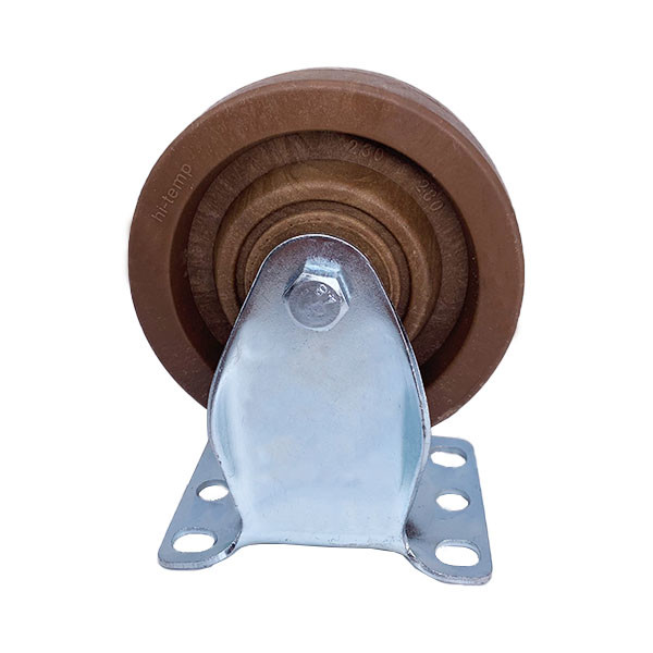 China Phenolic Resin Wheel High Temp Resistant Rigid Caster 3 Inch wholesale