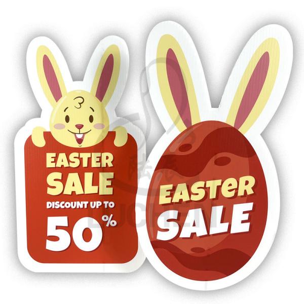 2mm - 20mm Plastic Corrugated Signs Corrugated Sheet Printed Holiday Decoration Board