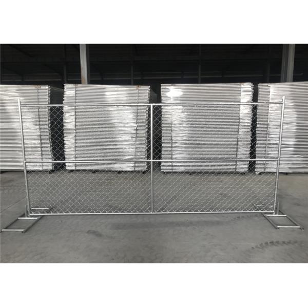 Hot Dipped Galvanized Construction Fencing Panels 1830mm x 3650mm/6'x12' Outer tube 41.2mm HDG 100gram/sqm