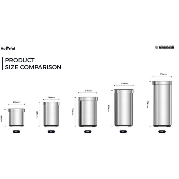 Effortless Kitchen Cleanup Durable Stainless Steel Open Top Trash Can is Your Ultimate Solution