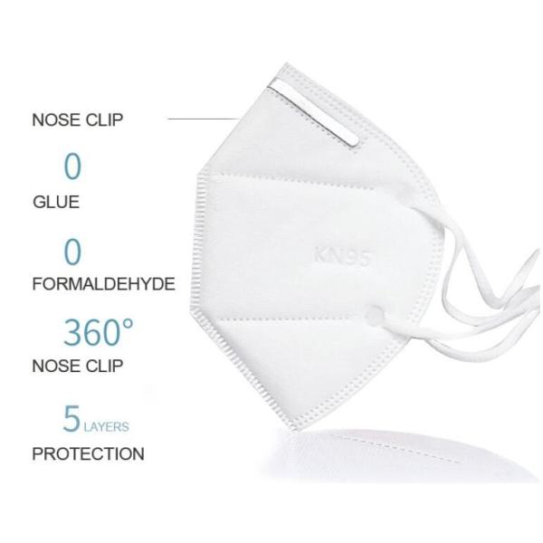 KN95 Folded Disposable Breathing Mask