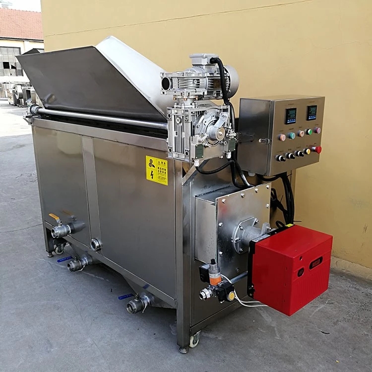 SUS304 Stirring Plantain Chips Peanut Automatic Frying Machine