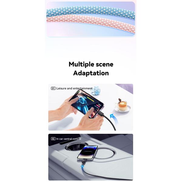 ESSAGER C to L iPhone USB C Cable Fast Charging PD 29W ES-X46 Series