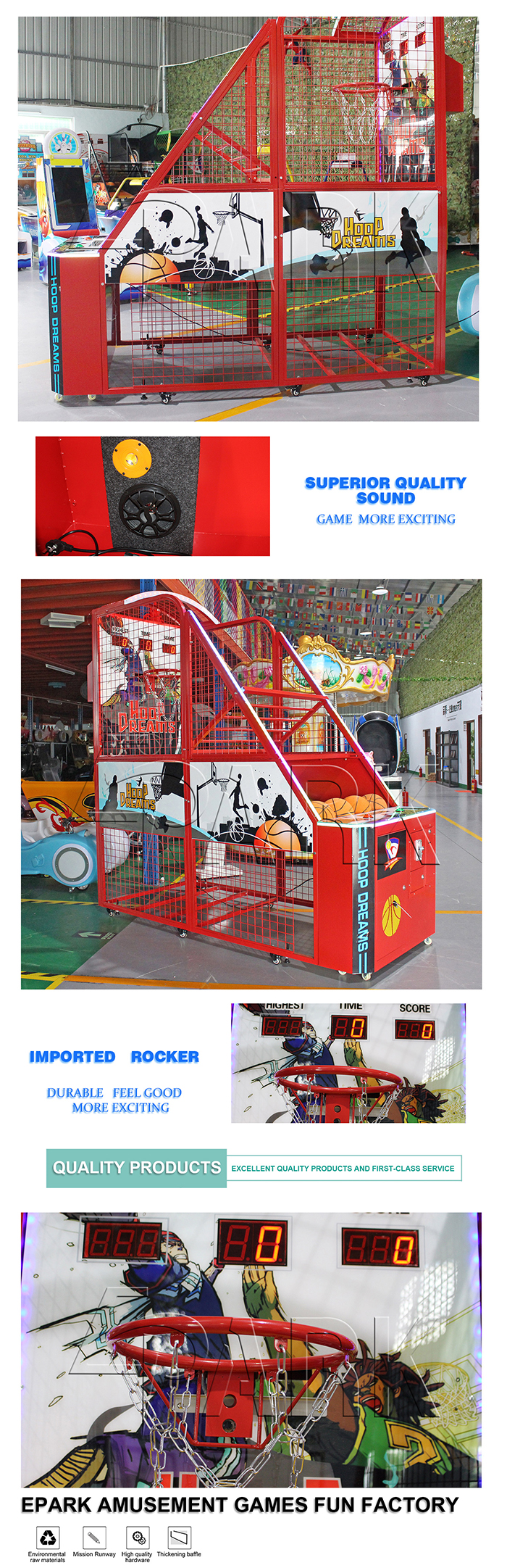 Among Teenage Basket Ball Shooting Machine Coin Operated CE Certificate