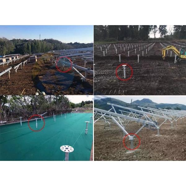 Industrial Helix Blade Helical Tie Back Anchors Ground Bracket Solar Panel Ground Anchor