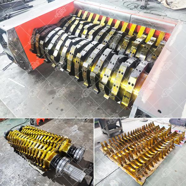Xrido Aluminum Shredder Machine for Metal Plastic Wood Recycling