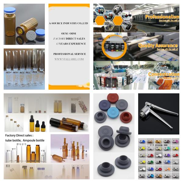 Bio Pharma 10ml Vial Box Label And Glass Bottle For Muscle Growth Acetate 250mg Package