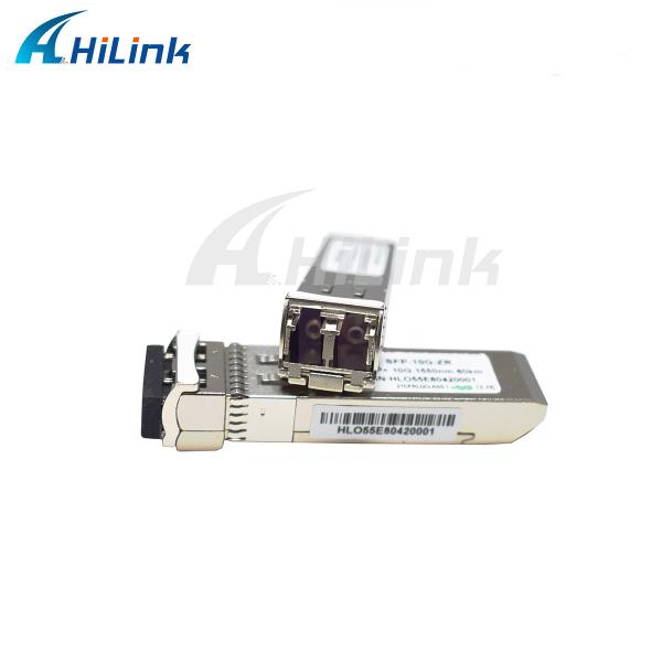 80KM Distance SFP 10G SMF 1550nm ZR Duplex LC DDM Optical Module with EML Transmitter