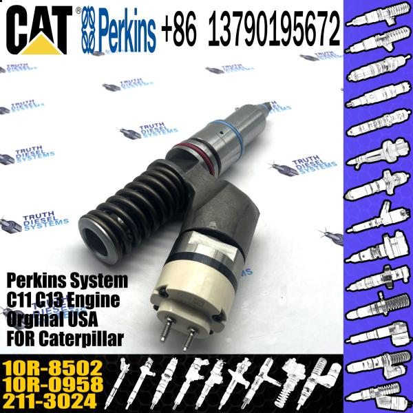 Hot sale fuel common rail injector 211-3024 10R-0958 10R-8502 for Caterpillar Engine C15