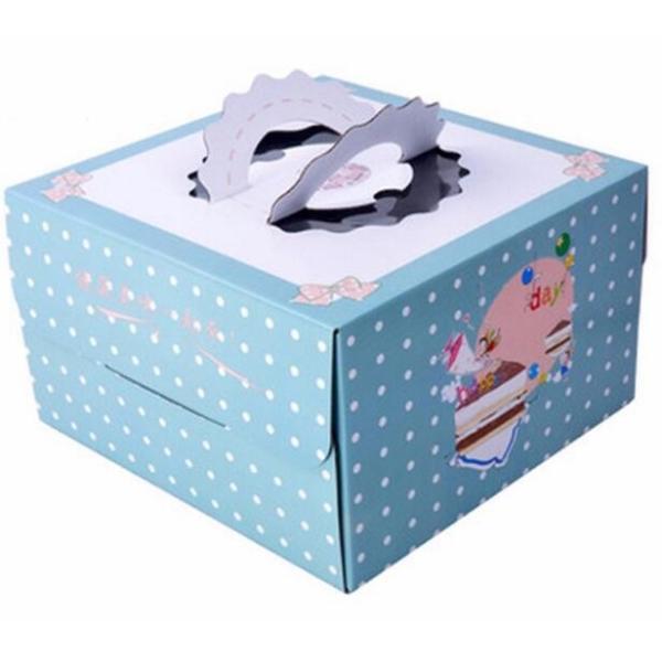 Cheap Custom Cupcake Handle Box Cake Boxes Wholesale,Take Away Birthday Cake Boxes Cardboard Boxes Cake Boxes bagplastic