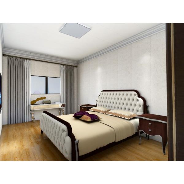 Exquisite Design Decorative Pvc Wall Panels Fireproof Wallpapers / PVC Resin Wall Panel