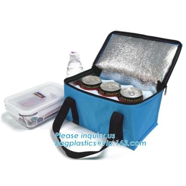 Foldable Lunch Insulated Cooler Bag Heated Food Delivery Bag Thermal Pizza Delivery Cooler Bag