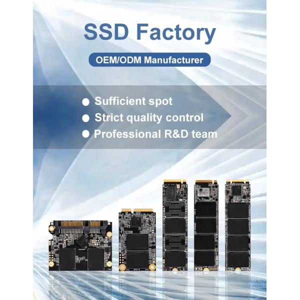 OEM ODM M.2 2280 SATA SSD Internal Hard Drive 128GB-2TB Capacity For Desktop Laptop