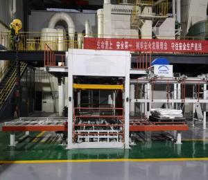 China Automatic Flat Palletizer Stacker For Powder Bag / Particles Bag wholesale