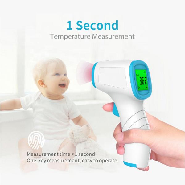 Smart fever digital infrared forehead thermometer CE FDA Certificated