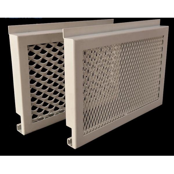 Customized Expanded Metal Mesh Cladding / Decorative Wire Mesh Panels