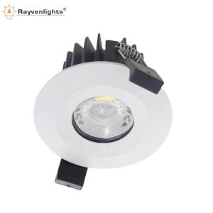 10W Round COB Trim Emergency Recessed Ceiling Spotlight Downlight Fixture