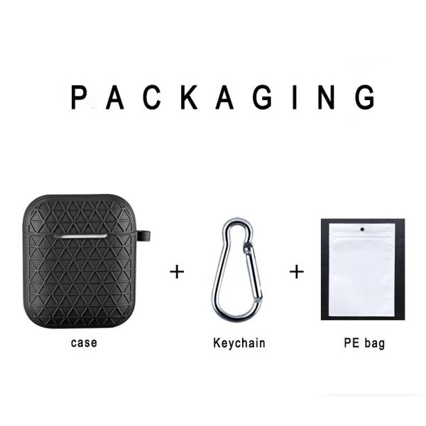 Soft TPU Skin Airpod Case Cover Portable Protective Shockproof Premium Accessories for 2019 Apple AirPod Charging case 2