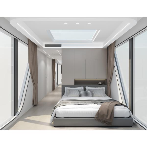 Customizable Space Capsule House Unique Design Various Applications Interior Rendering Picture Included