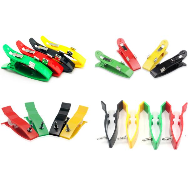 Nickel Plated Reusable Electrocardiogram Electrodes For EKG Machine EKA-LNI