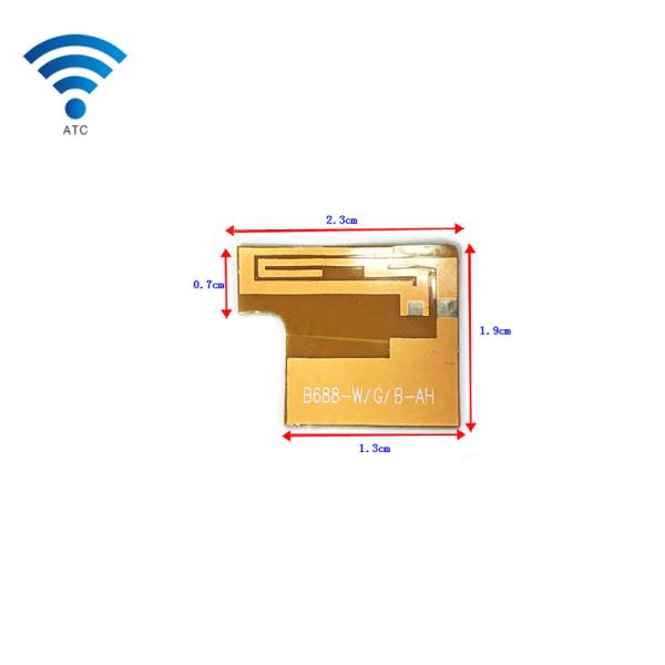 5dBi Gain LTE 4G FPC Antenna Flexible 1.13 RF Cable UFL / IPEX Connector Durable