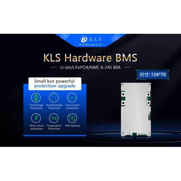 KLS LifePO4 Battery E-Bike BMS 16S 48V 50A 80A Lithium Battery Management System