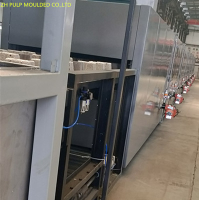 Rotary Egg Box Forming Machine 300KW Paper Moulding Pressure Vessel Control